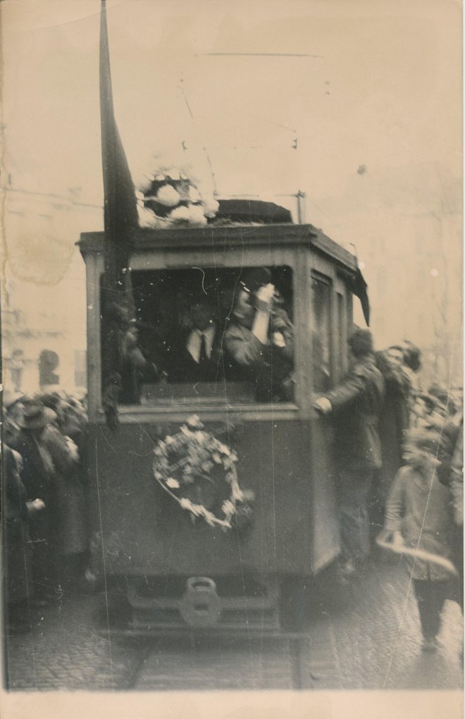 Zadnja vožnja ljubljanskega tramvaja. Foto Delov arhiv