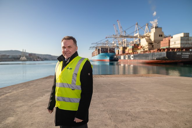 Luka Koper želi postati zelena pristaniška točka Evrope. FOTO: Črt Piksi