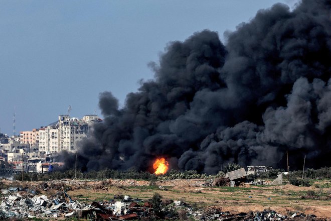 Razdejanje v Gazi. FOTO: Jack Guez/AFP