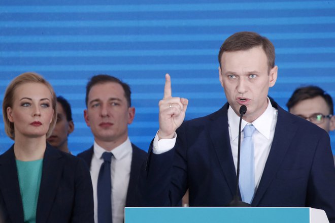 Julija Navalna, vdova Alekseja Navalnega: »Nadaljevala bom delo Alekseja Navalnega, še naprej se bom borila za našo državo.« FOTO: Maxim Shemetov/Reuters