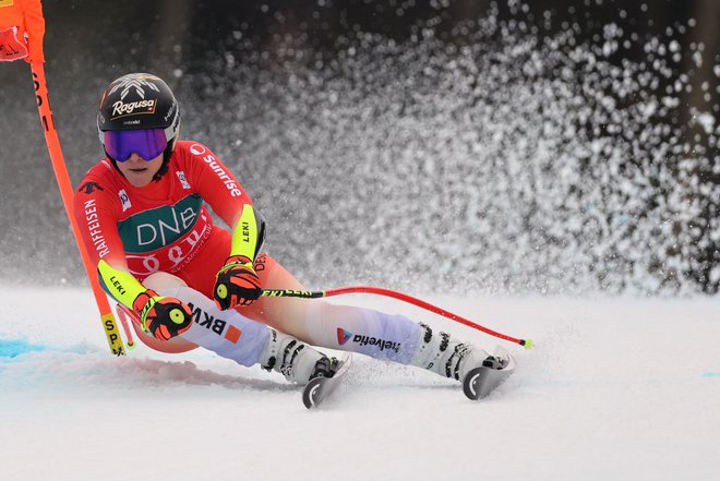 Švicarka Lara Gut-Begrami je najhitreje presmučala tudi superveleslalom v Kvitfjellu. FOTO: Geir Olsen/AFP