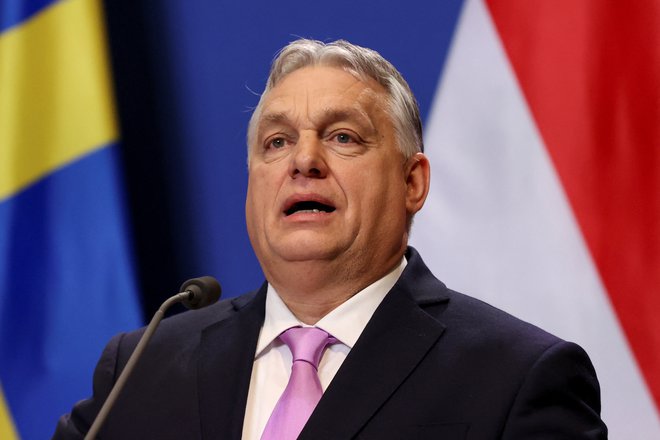 Madžarski premier Viktor Orbán je obiskal Trumpa, ne pa tudi Bidna. FOTO: Bernadett Szabo/Reuters