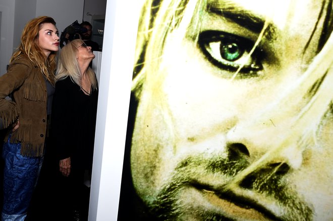 Cobainova hčerka Frances Bean Cobain je leta 2018 pripravila razstavo o svojem očetu. FOTO: Clodagh Kilcoyne/Reuters