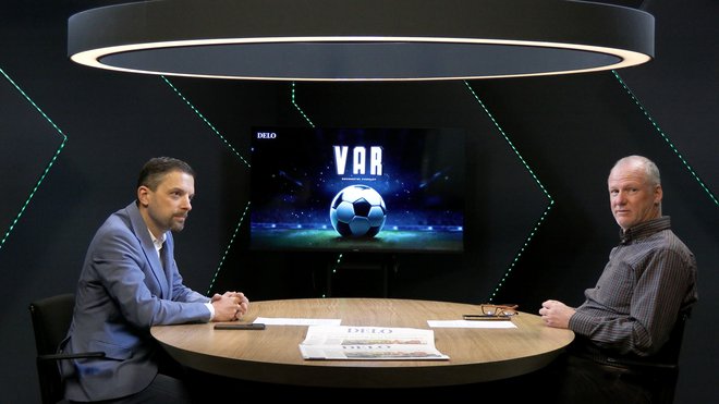 Jernej Suhadolnik in Gorazd Nejedly sta analizirala dogajanje v 1. SNL. Foto Marko Feist