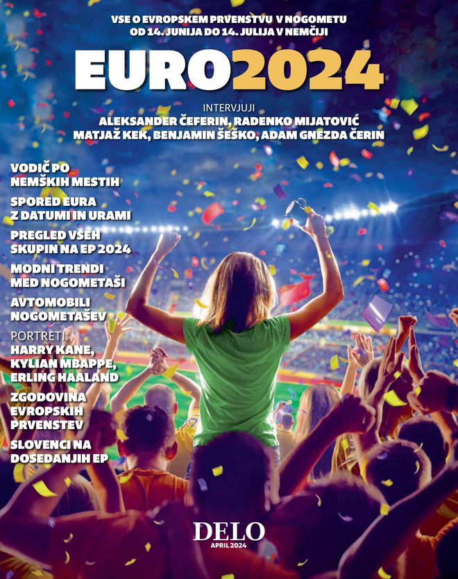 Naslovnica posebne edicije Euro 2024. FOTO: Delo