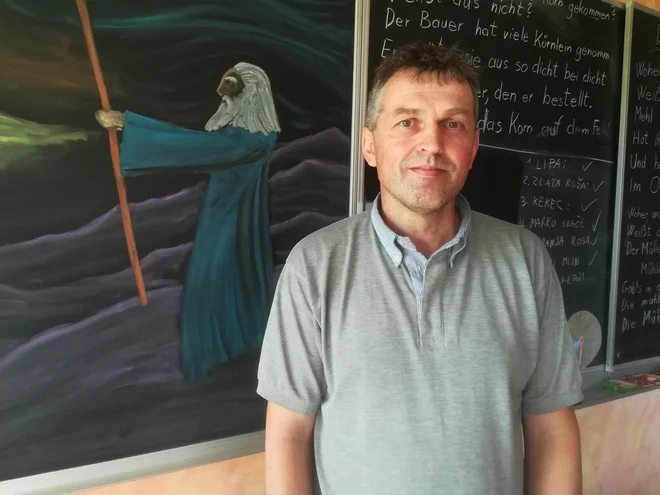 Mohor Demšar: &raquo;Iz svojih šolskih let sem si zapomnil tiste učitelje, ki so bili navdušeni nad tem, kar so počeli.&laquo; FOTO: Mojca Boštele
