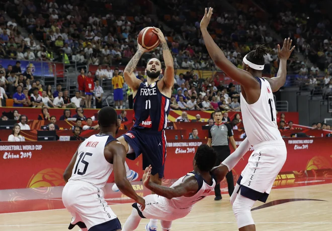 Evan Fournier je bil pretrd oreh za ameriško reprezentanco. FOTO: Reuters