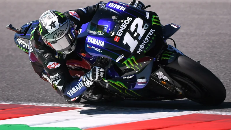 Fotografija: Maverick Viñales je danes prekosil vse tekmece. FOTO: AFP