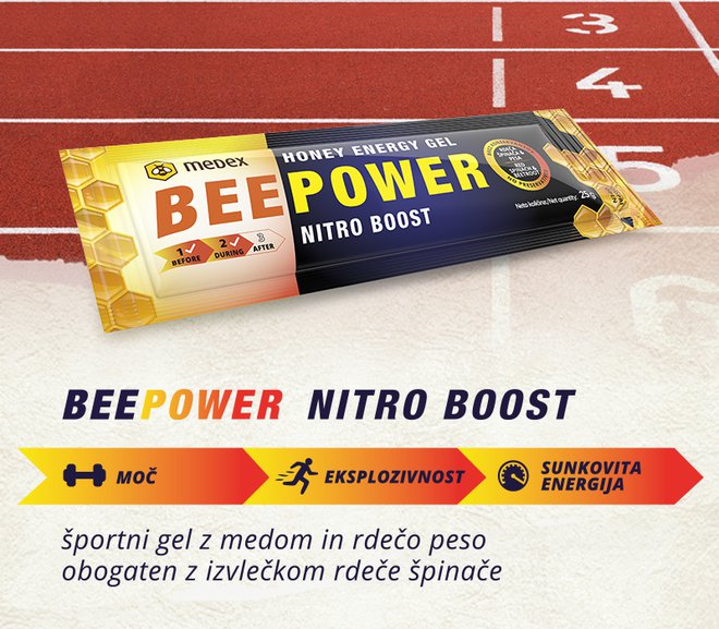 Gel BeePower Nitro boost FOTO: Medex