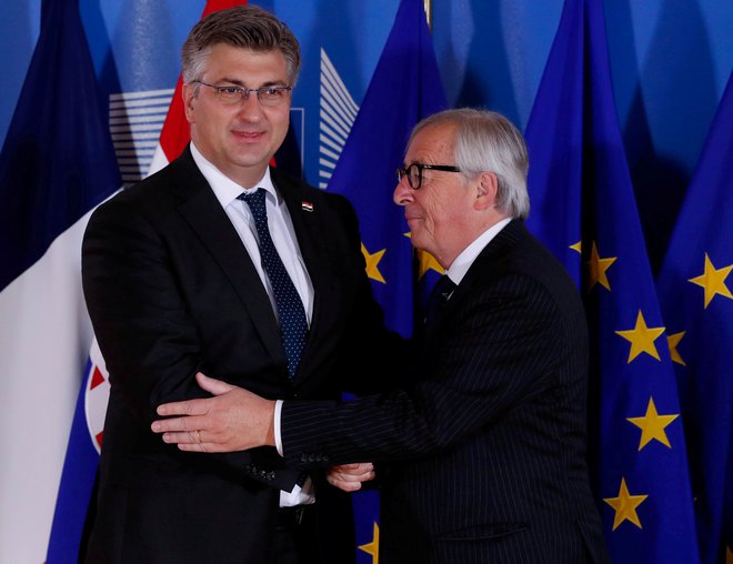 Evropska komisija pod vodstvom Jean-Clauda Junckerja je povsem na koncu svojega mandata sprejela odločitev, da Hrvaška izpolnjuje tehnične pogoje za schengen.  FOTO: Yves Herman Reuters