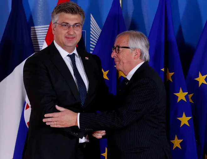 Evropska komisija pod vodstvom Jean-Clauda Junckerja je povsem na koncu svojega mandata sprejela odločitev, da Hrvaška izpolnjuje tehnične pogoje za schengen. FOTO: Yves Herman Reuters
