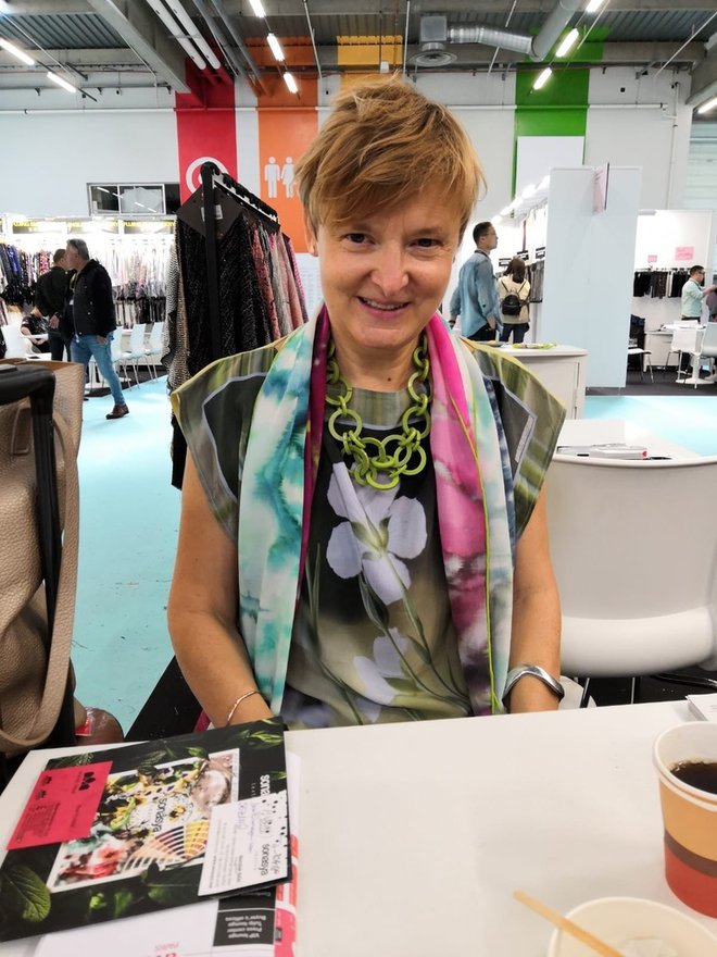 Alenka Marsh je agencijo za prodajo tekstilnih vzorcev ustanovila leta 2003 v Londonu in se kot novinka prebila tudi do velikih modnih imen.<br />
Foto osebni arhiv