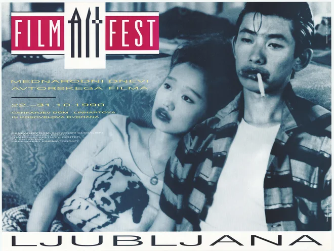 Plakat prvega ljubljanskega filmskega festivala. Foto Liffe