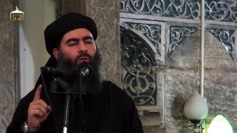 Abu Bakr al Bagdadi na fotografiji s petega julija 2014. Foto - Afp