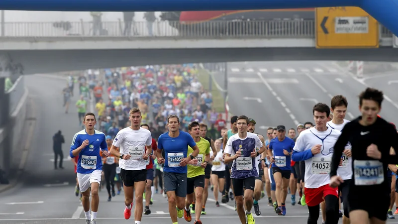 Fotografija: Tek na 10 kilometrov,Ljubljana Slovenija 27.10.2019. Foto Roman Šipić