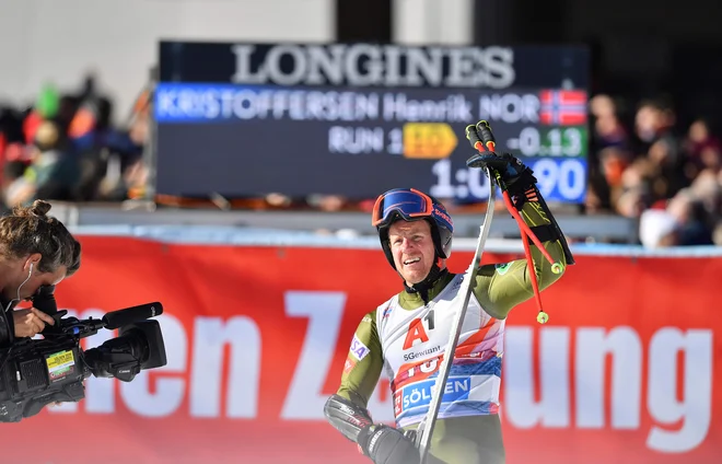 Tedu Ligetyju, lastniku petih veleslalomskig globusov, je všeč Kranjčev smučarski slog. FOTO: AFP