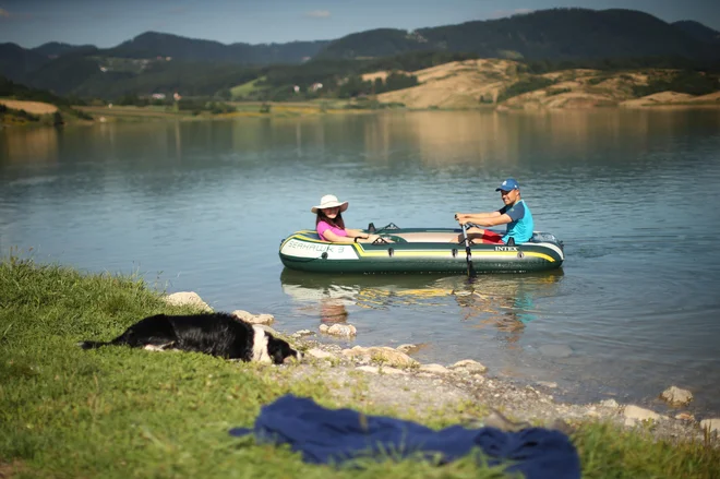 Družmirsko oziroma Šoštanjsko jezero. FOTO: Jure Eržen/Delo