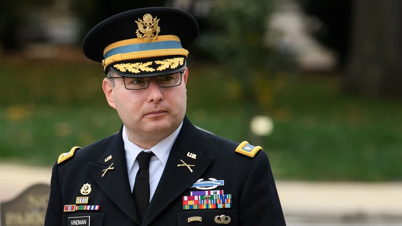 Fotografija: Podpolkovnik Alexander Vindman. Foto Afp
