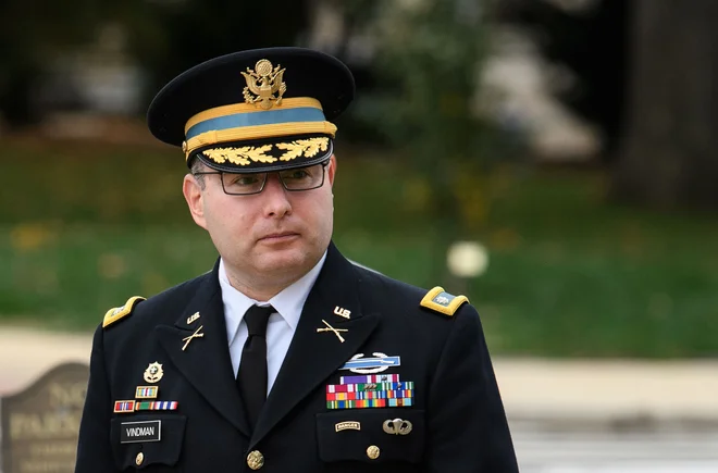 Podpolkovnik Alexander Vindman. Foto Afp