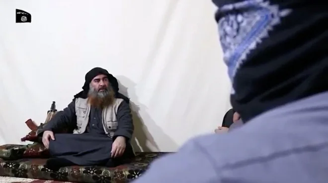 Abu Bakr al Bagdadi je bil v soboto ubit na severozahodu Sirije. Foto Reuters
