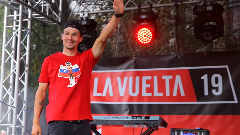 Fotografija: »Zdaj imam še več odgovornosti. Ne glede na vse, trdo bom delal in bomo videli, kako bo šlo prihodnje leto,« je sklenil slovenski kolesarski zvezdnik. FOTO: Jože Suhadolnik