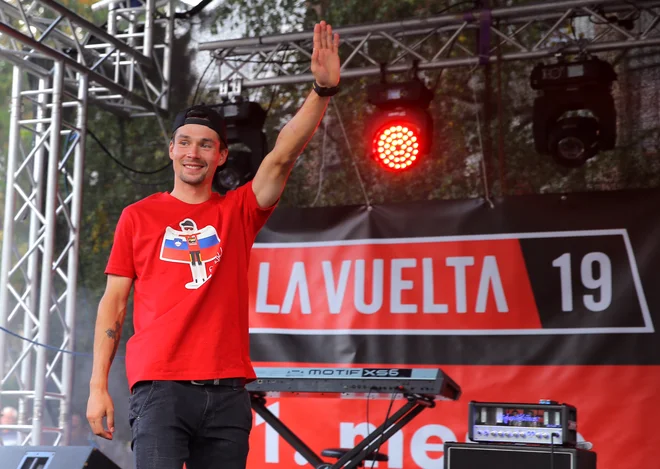 &raquo;Zdaj imam še več odgovornosti. Ne glede na vse, trdo bom delal in bomo videli, kako bo šlo prihodnje leto,&laquo; je sklenil slovenski kolesarski zvezdnik. FOTO: Jože Suhadolnik