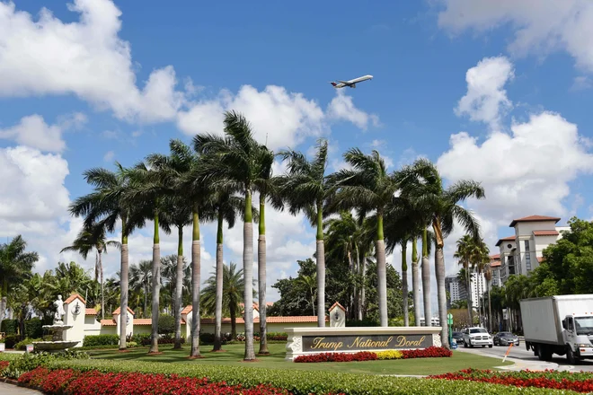 Republikanski predsednik na Floridi poseduje tudi Trump National Doral. FOTO: Michele Eve Sandberg Afp