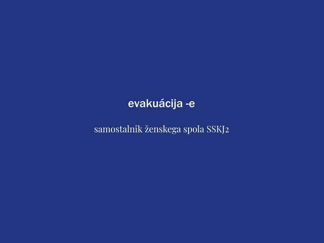 Evakuacija