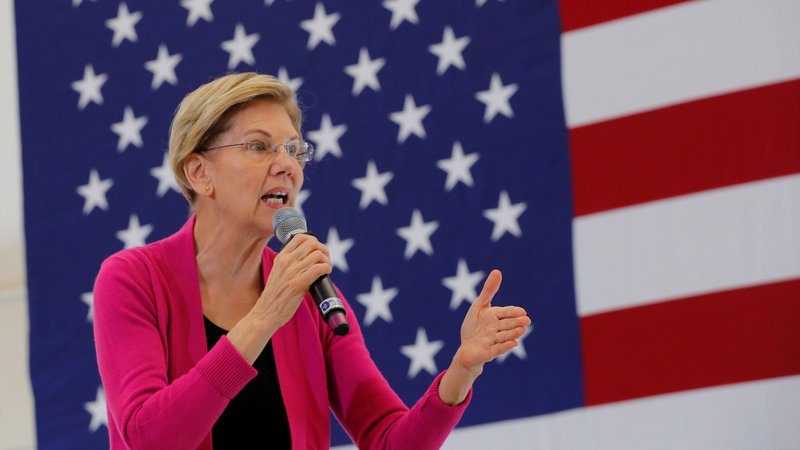 Fotografija: Elizabeth Warren podpira čedalje več Američanov. FOTO: Brian Snyder/Reuters