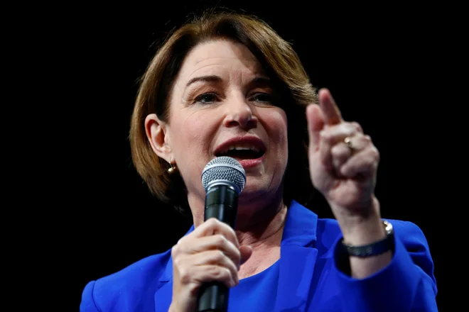 Senatorka slovenskih korenin Amy Klobuchar. Foto Eric Thayer Reuters