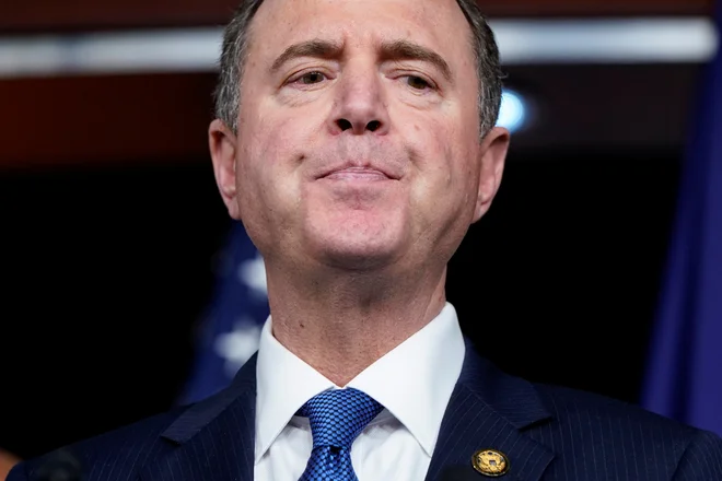 Demokratski voditelj odbora za obveščevalne zadeve predstavaniškega doma Adam Schiff. Foto Joshua Roberts Reuters