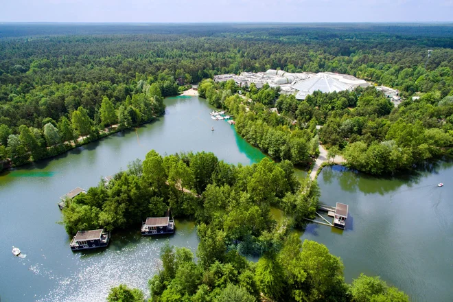 Parki dejavnosti so zasnovani v sozvočju z naravo, sredi gozdov ali obsežnih zelenih območij, daleč od mestnega hrupa in gneče. FOTO: Bispinger Heide