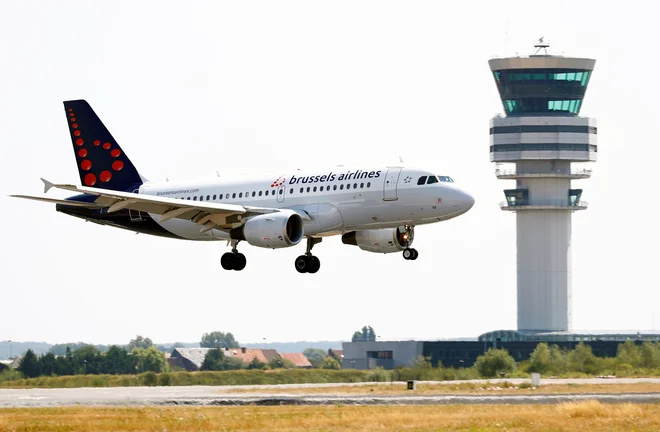 Brussels Airlines belgijsko prestolnico povezuje z več kot 100 destinacijami po svetu. FOTO: Francois Lenoir/Reuters