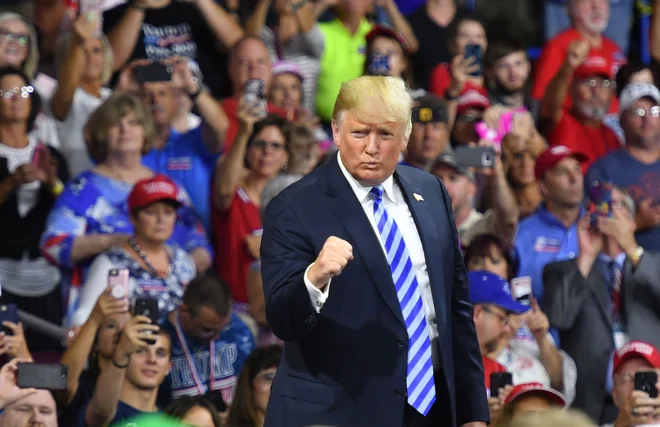 Ameriški predsednik Donald Trump. FOTO: Mandel Ngan/AFP