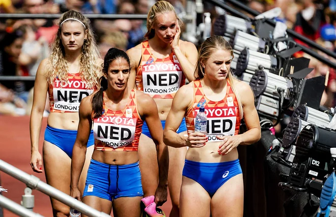 Atletinja pakistanskega rodu je bila članica nizozemske štafete 4 x 400 m. FOTO: gelderlander