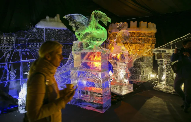 Zmaji na poti so bili lanska tematika v Ledeni deželi. FOTO: Jože Suhadolnik/Delo