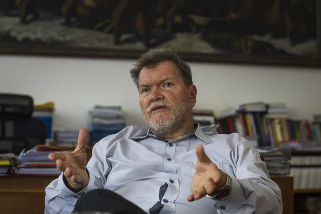 Dr. Damijan Guštin, zgodovinar FOTO: Voranc Vogel/Delo