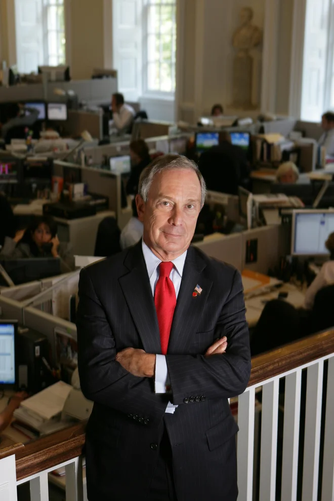 Nekdanji župan New Yorka Michael Bloomberg. FOTO: Wikimedia