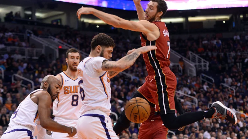 Fotografija: Goran Dragić je izenačil svoj strelski rekord v sezoni. FOTO: Joe Camporeale/Reuters