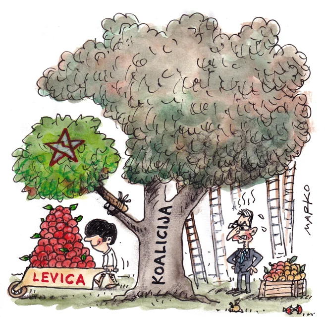 Karikatura Foto Marko Kočevar