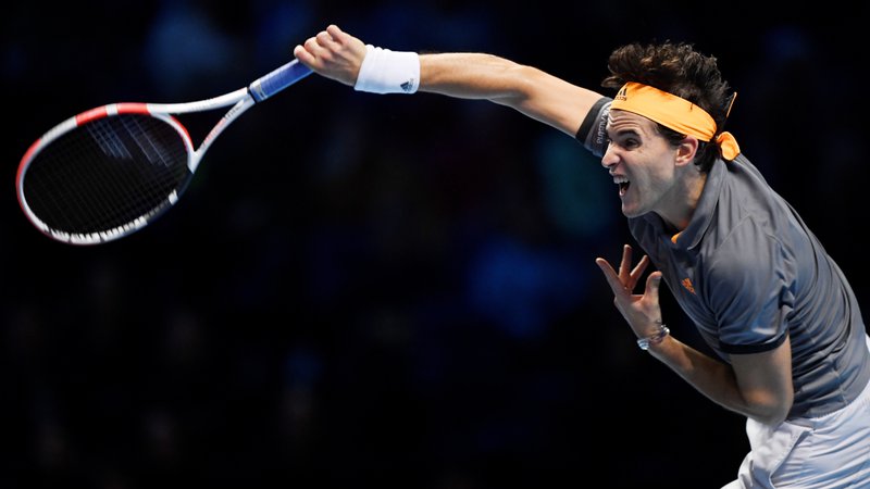 Fotografija: Dominic Thiem je suvereno dobil dvoboj proti Rogerju Federerju. FOTO: Reuters