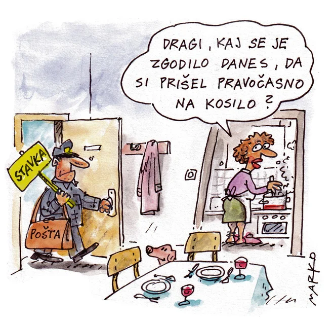 Karikatura: Marko Kočevar