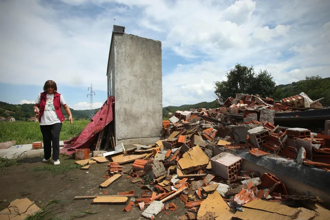 V silovitih poplaval leta 2014 je bilo prizadetih 1,6 milijona ljudi. FOTO: Jure Eržen/Delo