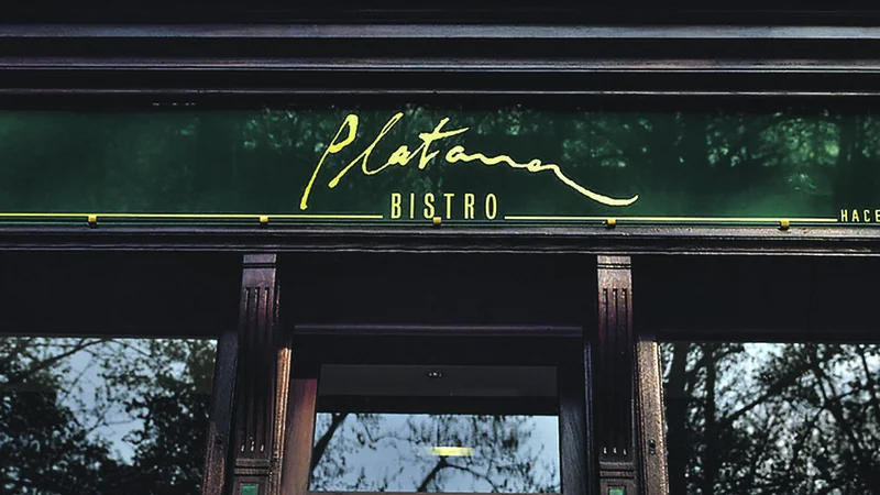 Fotografija: Konec 80. let so bar Platana razširili še z bistrojem. Foto Damjan Gale