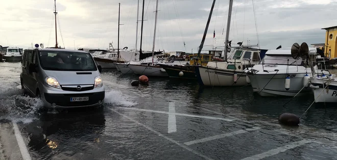 Poplave na Obali. FOTO: Boris Šuligoj