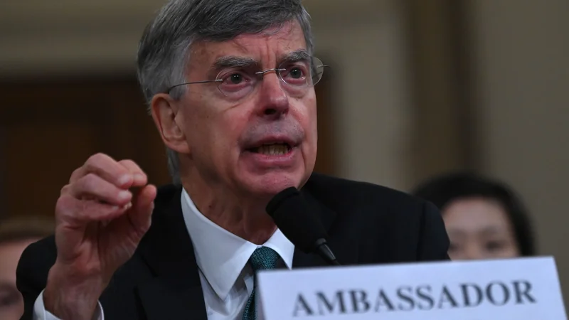 Fotografija: Ameriški diplomat William Taylor. FOTO: Andrew Caballero-reynolds Afp