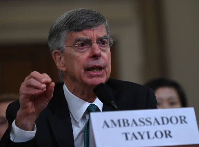Ameriški diplomat William Taylor. FOTO: Andrew Caballero-reynolds Afp