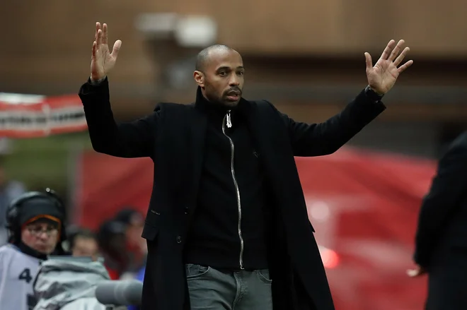 Po neprijetni prvi izkušnji v trenerski vlogi pri Monacu je Thierry Henry dobil priložnost za popravni izpit pri Montrealu. FOTO: AFP