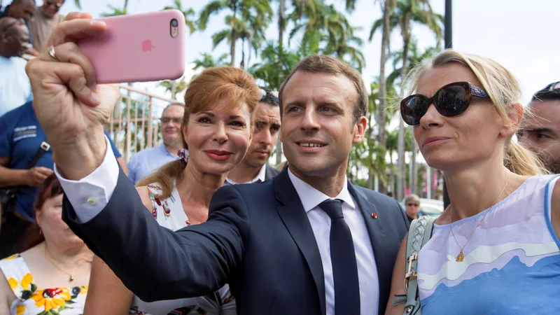 Fotografija: »Ko pišem o digitalnem populizmu od Trumpa do Macrona, hočem povedati, da populizem ni ideologija, ampak politični slog,« Francis Brochet, francoski novinar pri skupini regionalnih časnikov EBRA. Foto: Ronan Lietar/Reuters