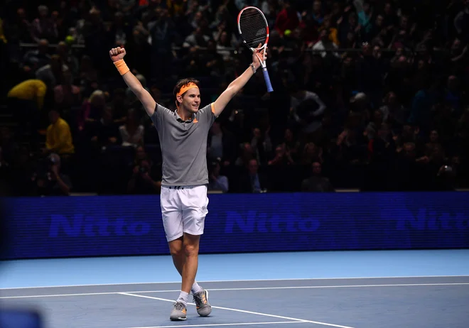 Dominic Thiem velja bolj za specialista za peščena igrišča, a je letos že osvojil turnir iz serije masters v Indian Wellsu, zdaj pa je tudi finalist sklepnega turnirja. FOTO: AFP